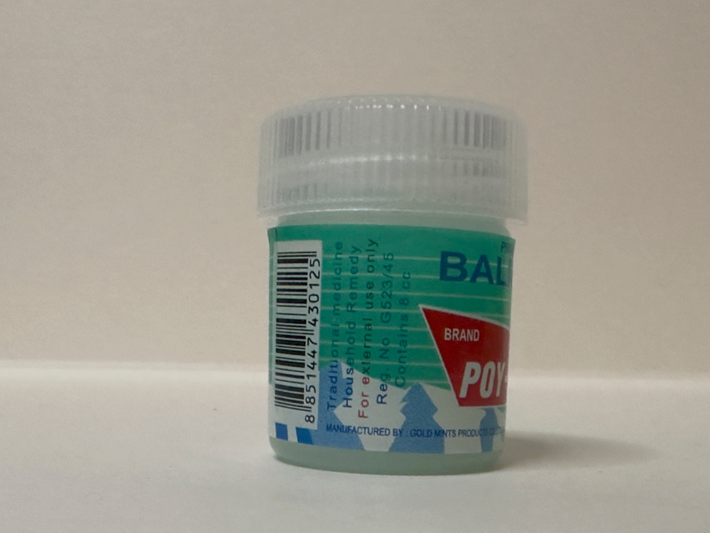 Mini Poy Sian Thai Yadom Herbal Inhaler 8 ml Essential Oil Infused Cotton Aromatherapy Inhaler