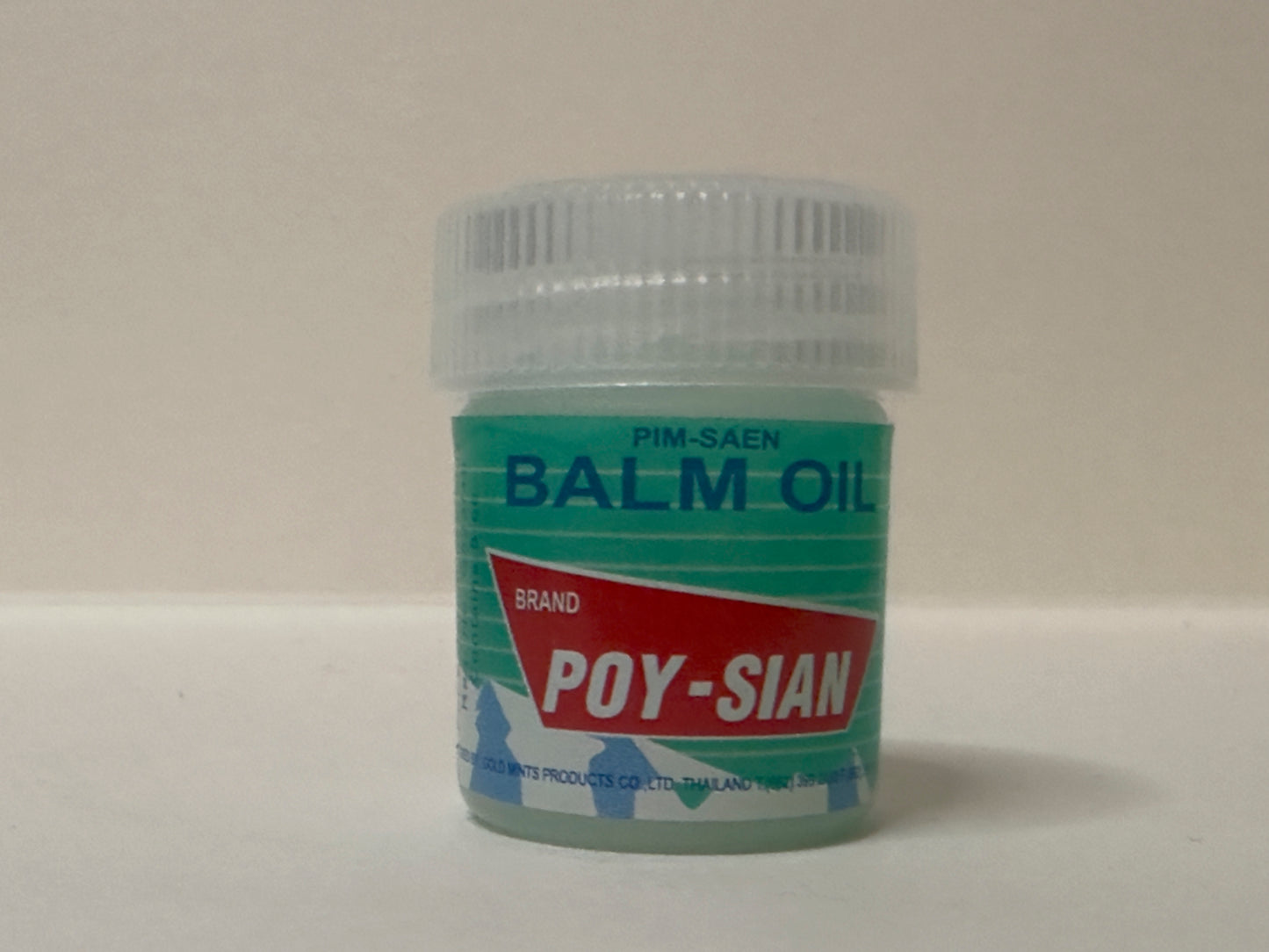 Mini Poy Sian Thai Yadom Herbal Inhaler 8 ml Essential Oil Infused Cotton Aromatherapy Inhaler