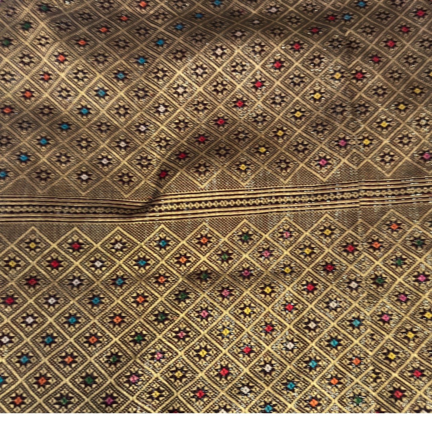 Up Close Vintage Laos Sinh Skirt