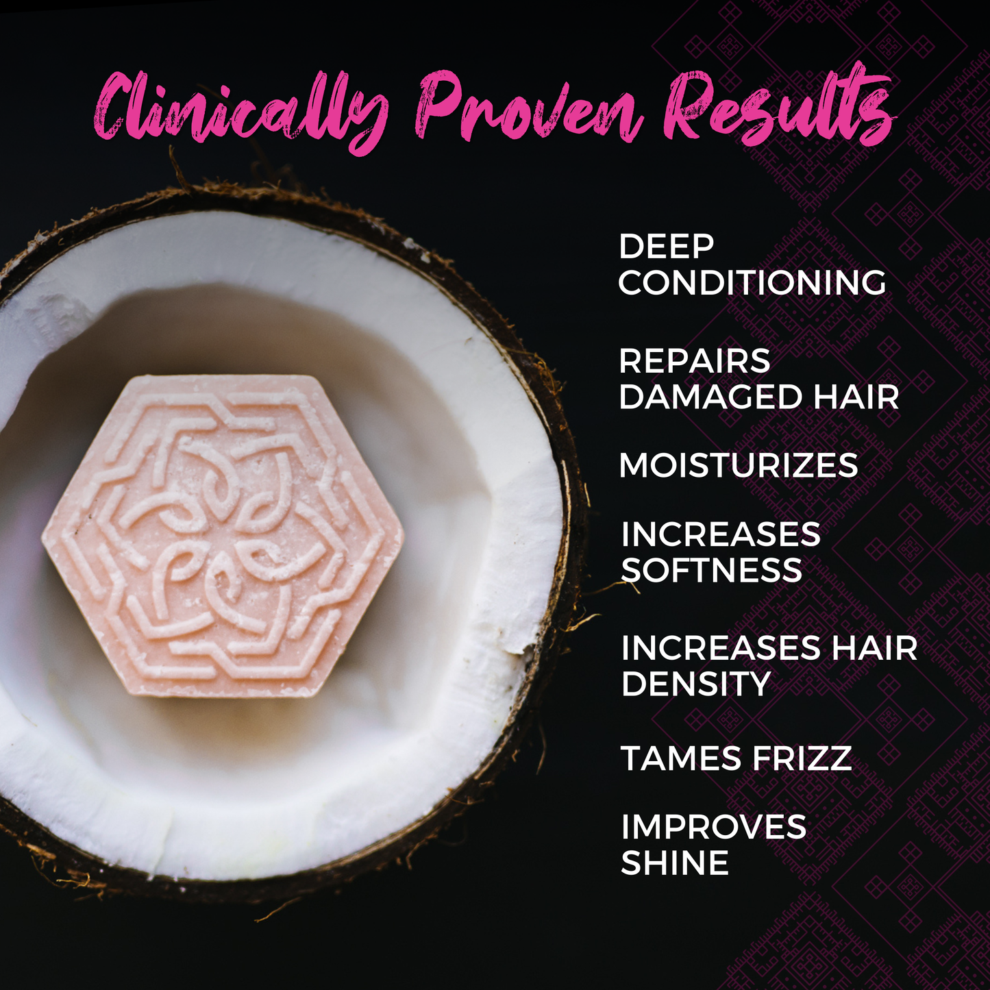 Rice Water Shampoo Bar | Adv. Repair | Coconut Bliss