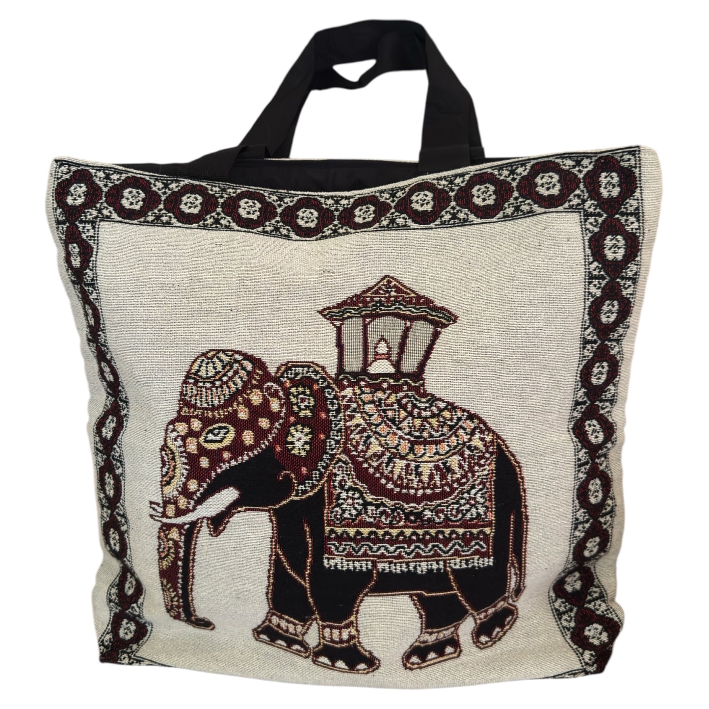 Front Luang Prabang Elephant Tote
