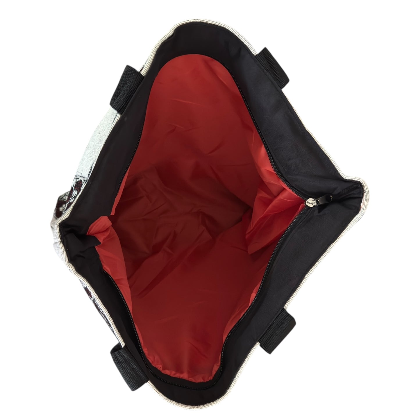 zipper enclosure elephant tote bag