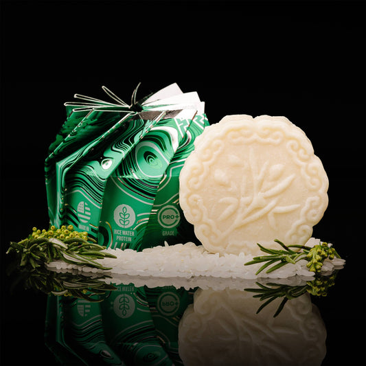 Rosemary & Biotin Growth Yao Asian Rice Water Shampoo Bar for Volumizing & Strengthening